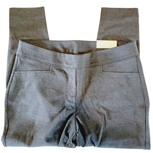 Chico 3P Ponte‎ Tailored Leggings Slim Leg Stretch Knit Heather Gray XLP NWT $65